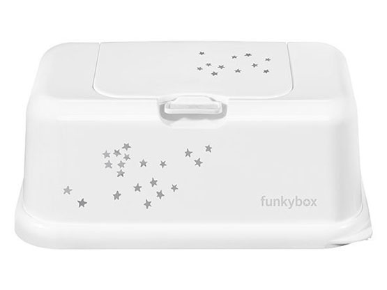 Funkybox - weiß/Sterne nicht personalisiert