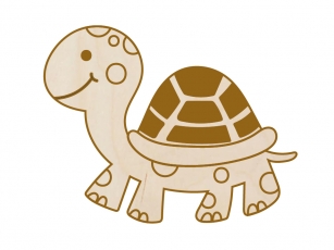 Geburtsschild Safari Schildkröte