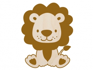 Wimpelkette Fahne - Safari Löwe